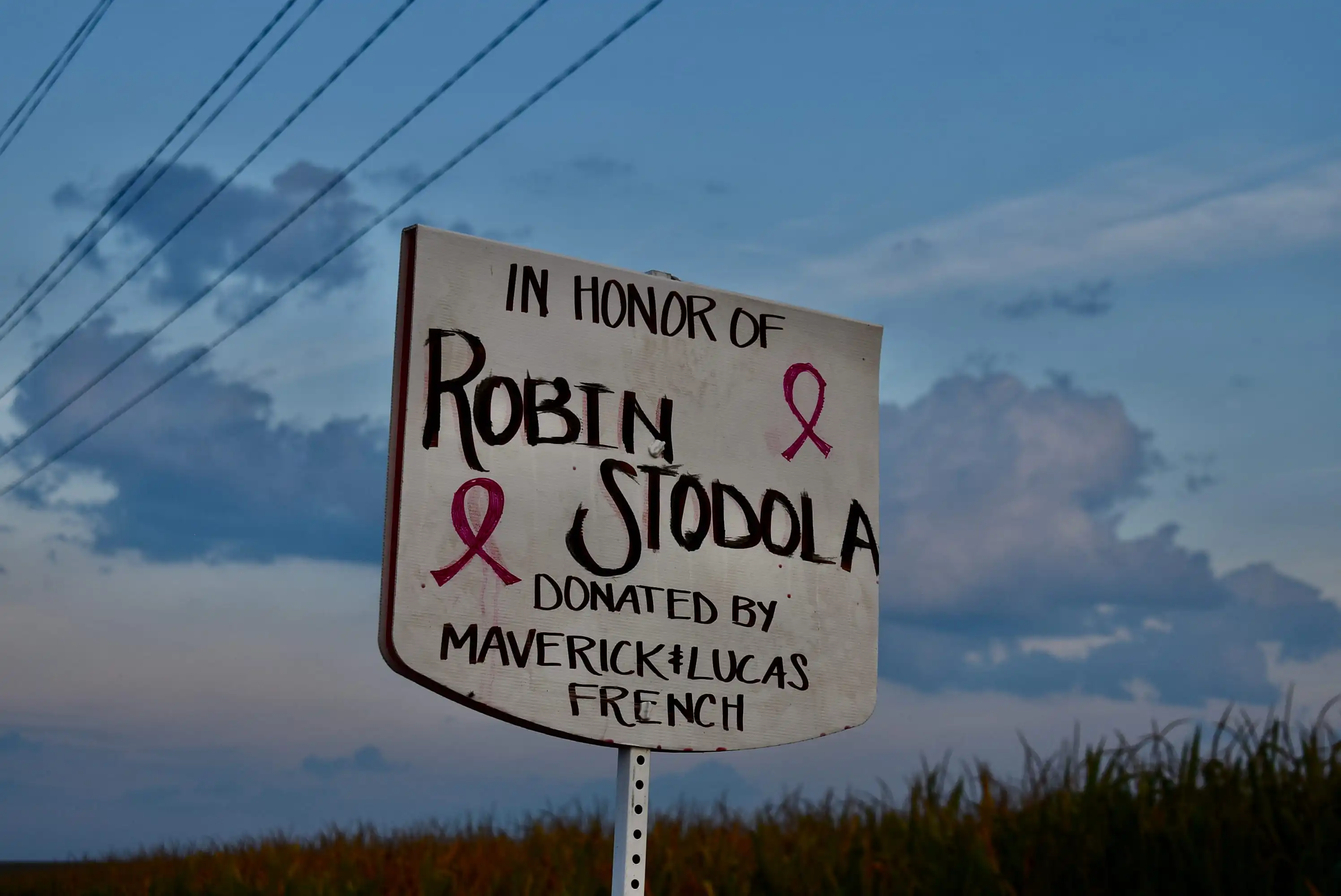 Example Mile Marker Sign 2